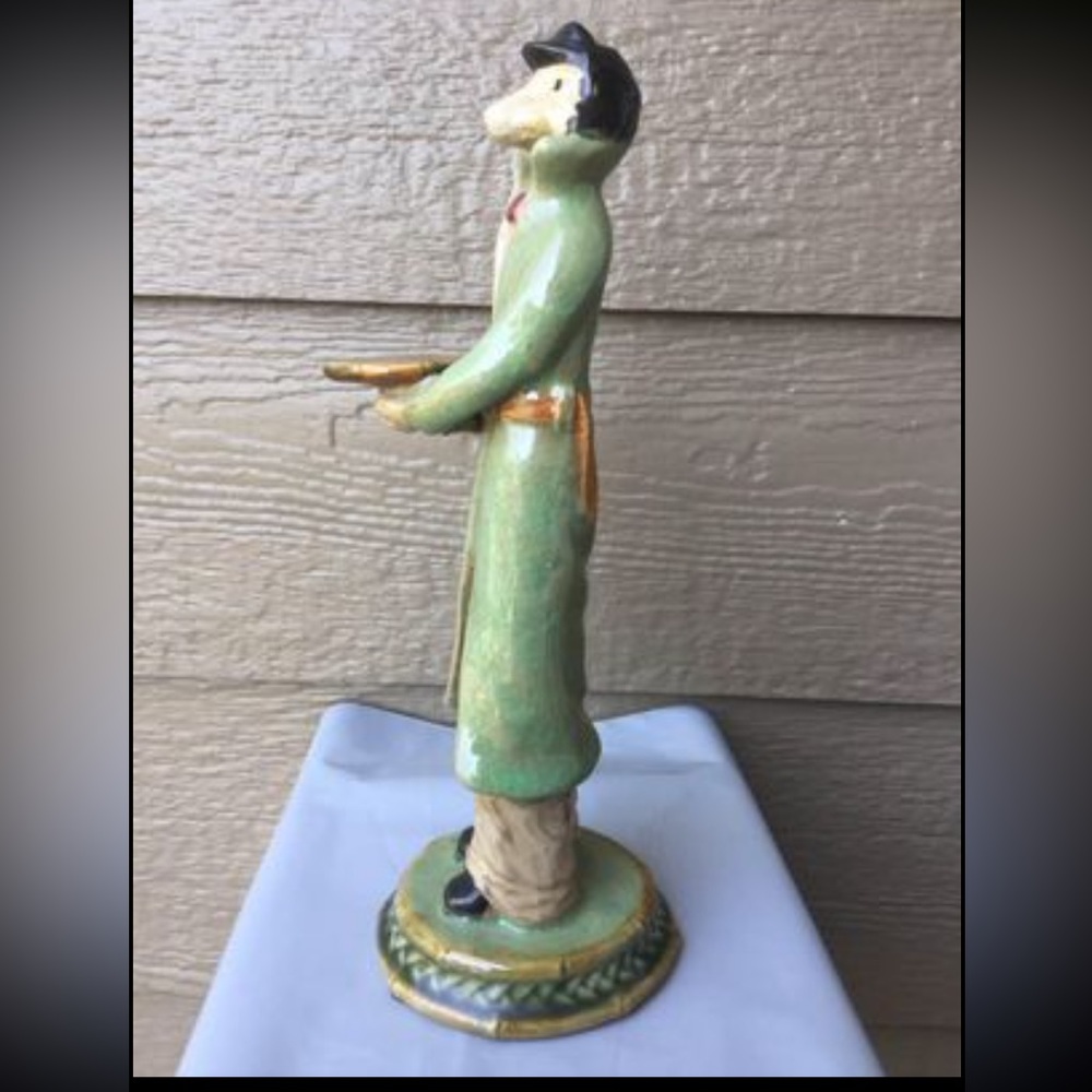 Porcelain Vintage Figurine One Beautiful Dog Butlers Strasbourg Unique - Picture 6 of 10